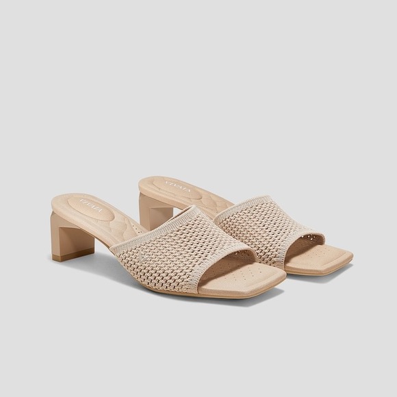 VIVAIA Square-Toe Block Heel Sandals (Juliet Pro) EU 40.5 / US 9-9.5